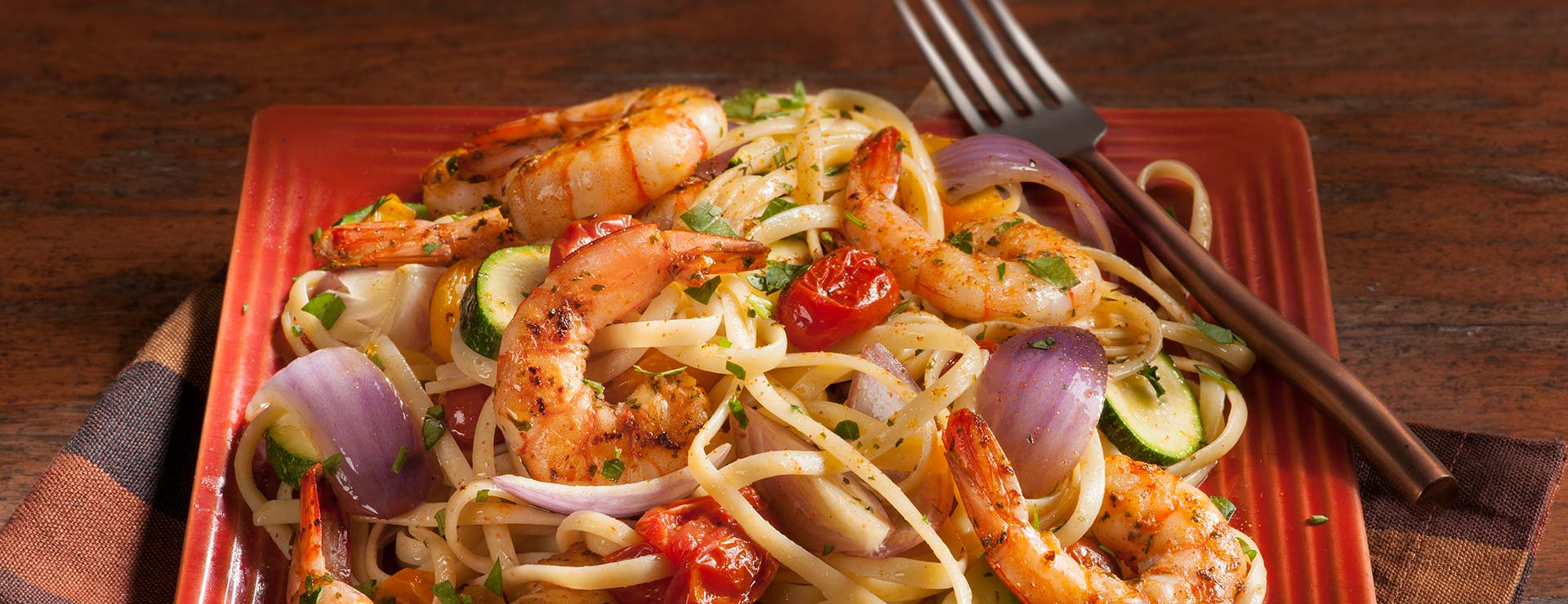 Cajun Shrimp and Pasta with Vegetables