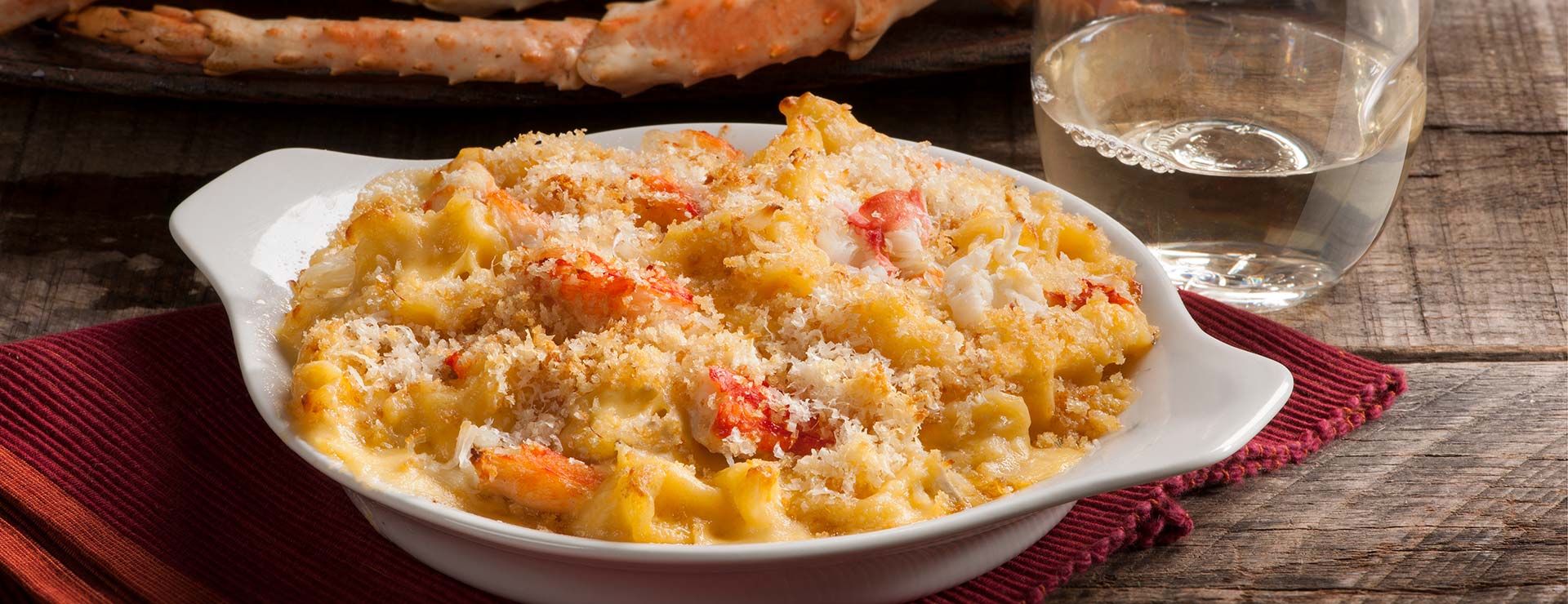 Crabmeat Mac and Cheese - Wanchese Fish Company