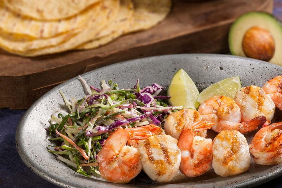 Grilled Shrimp and Scallop Tacos